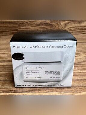 Clinical Works 3 In 1 Multi Cleansing Cream - Fresh Citrus NIB